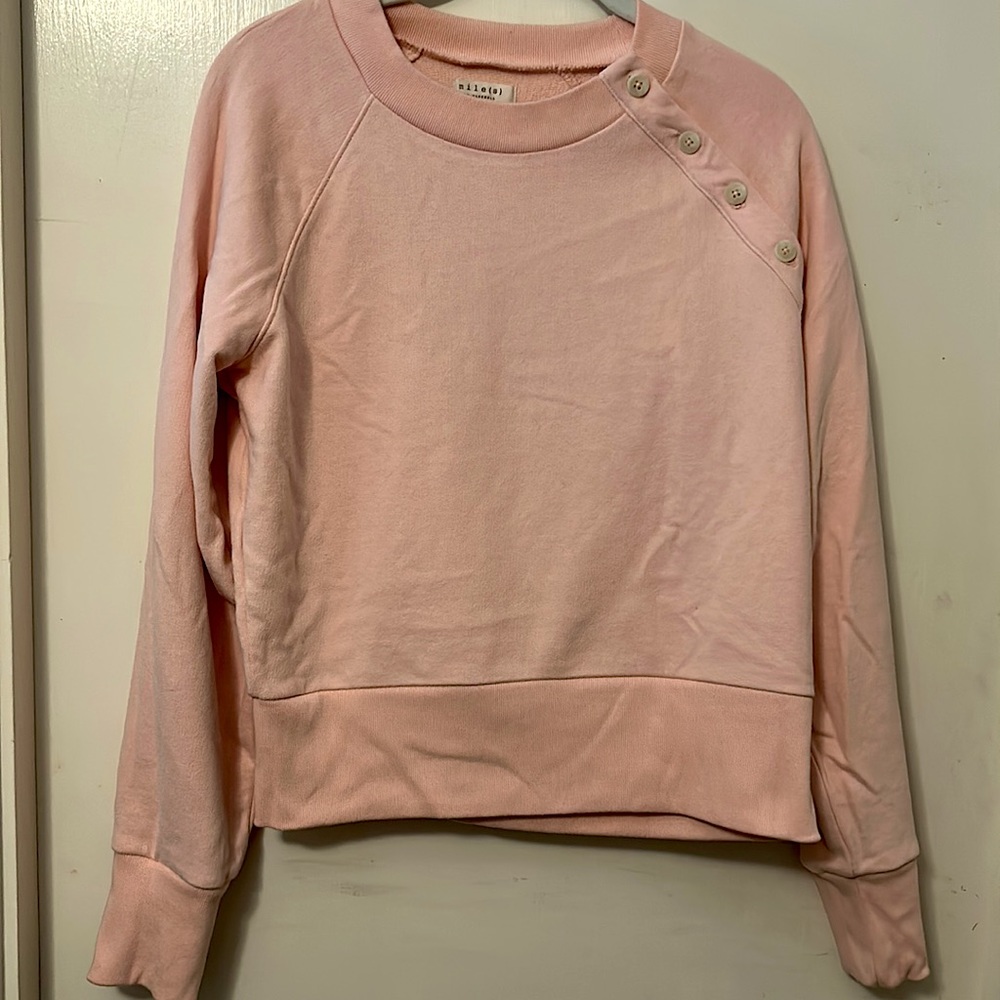 NWOT MILES By Madewell women's size medium pink/peach sweatshirt